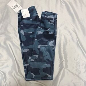 Nike Blue Camouflage Training Leggings